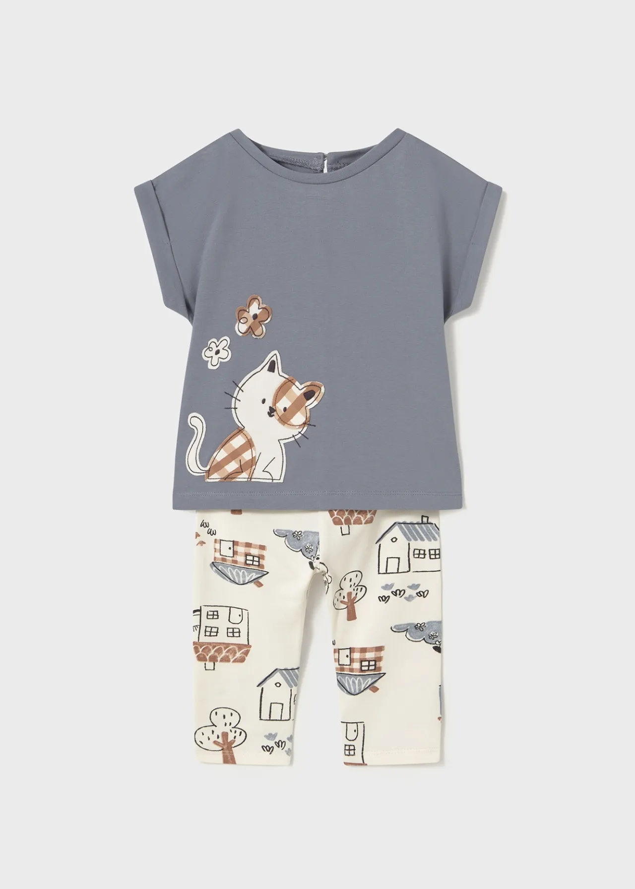 Completo leggings stampato e maglietta neonata^Mayoral Online