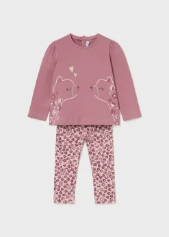 Completo leggings stampato e maglietta neonata^Mayoral Cheap