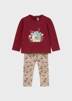 Completo leggings stampato e maglietta neonata^Mayoral Sale