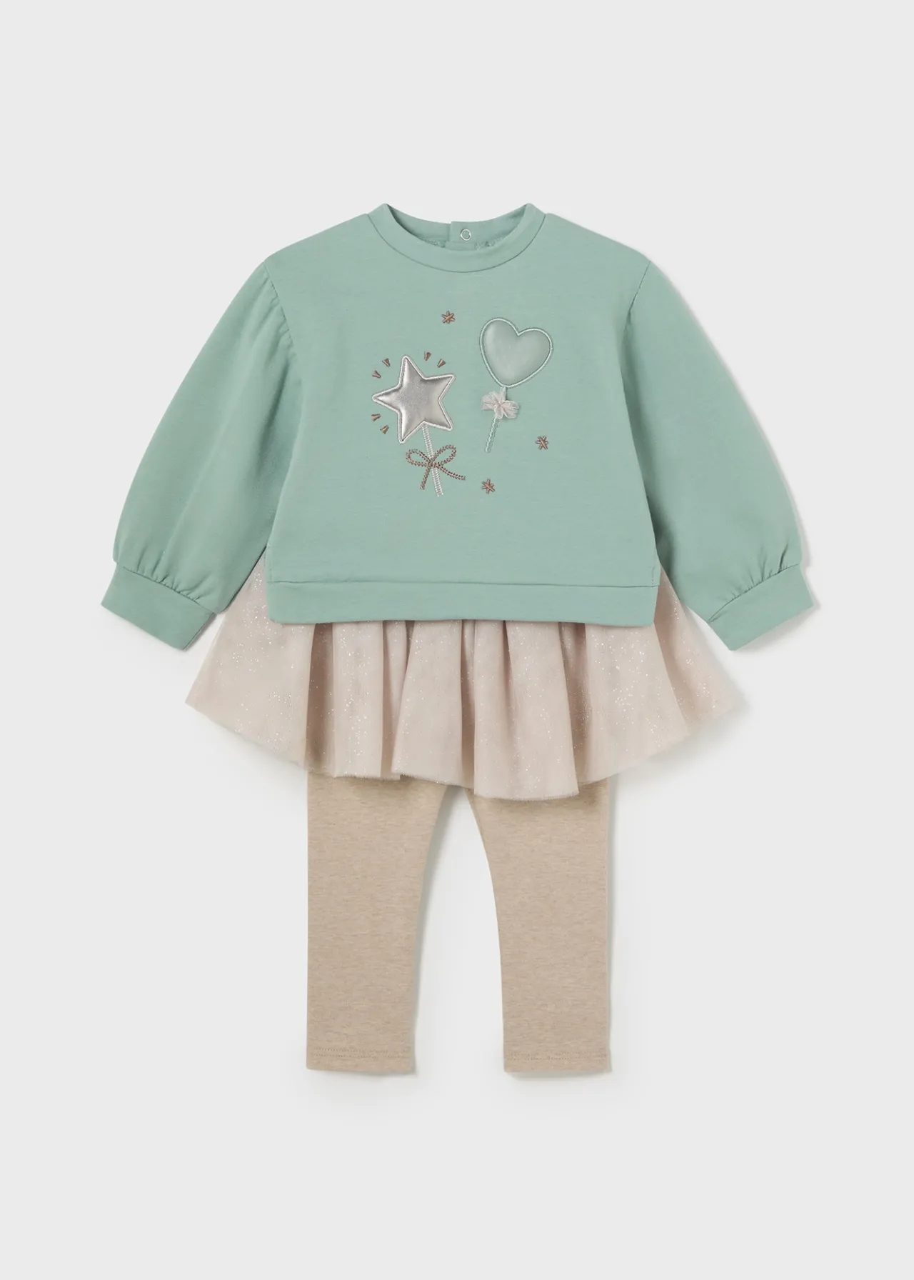 Completo leggings tutù e felpa neonata^Mayoral New