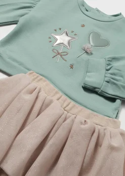 Completo leggings tutù e felpa neonata^Mayoral New