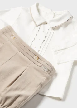 Completo pantaloncino e camicia neonato^Mayoral Shop