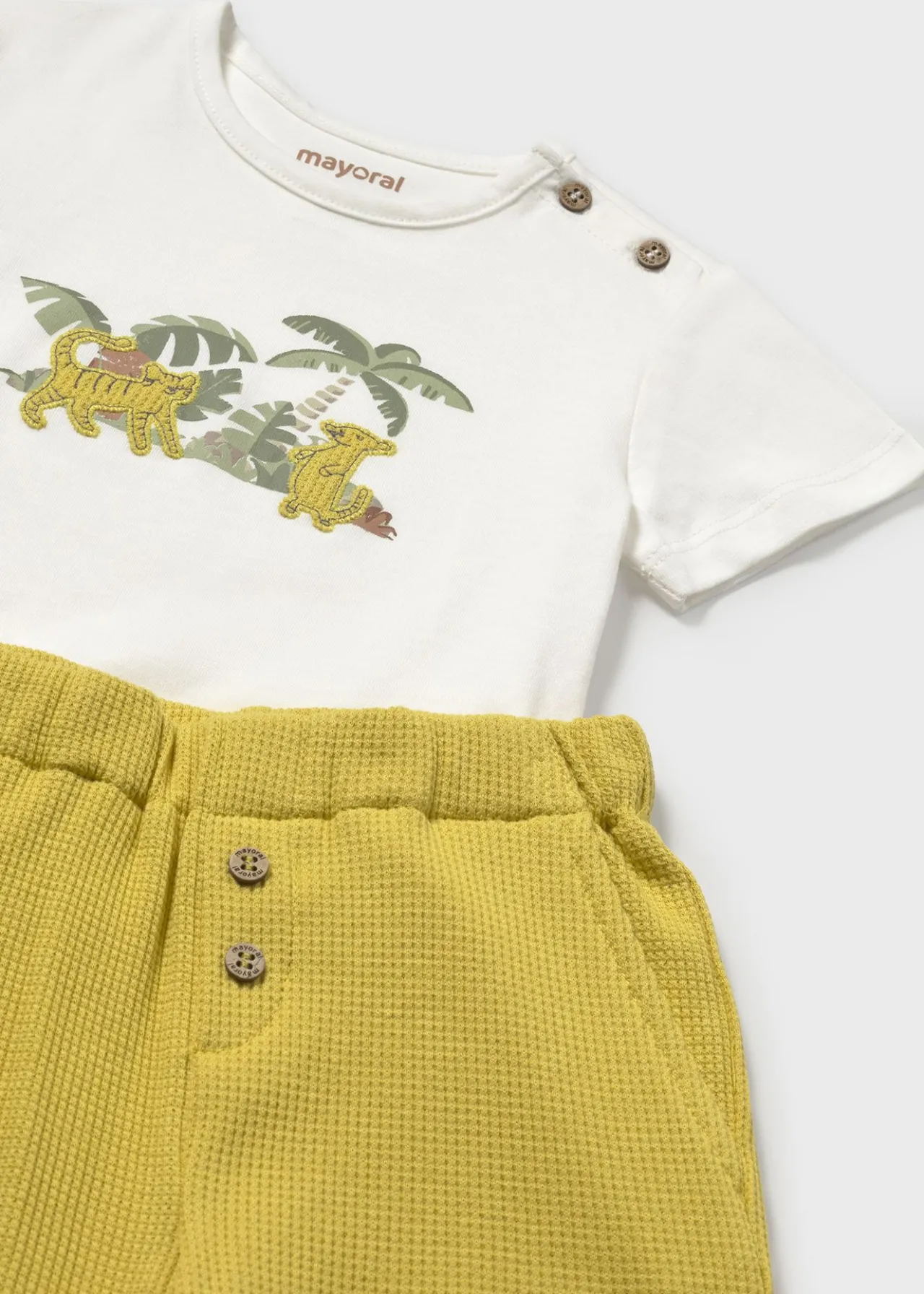 Completo pantaloncino e maglietta giungla neonato^Mayoral Cheap