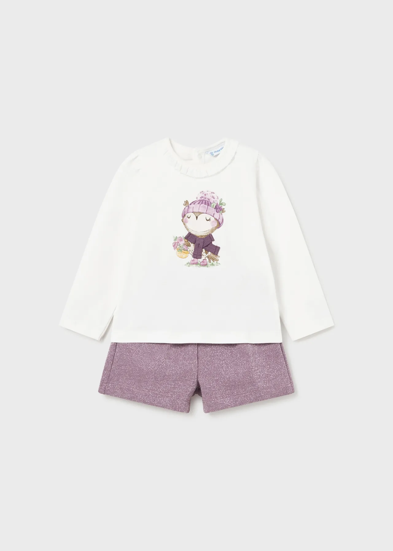 Completo pantaloncino e maglietta neonata^Mayoral Outlet