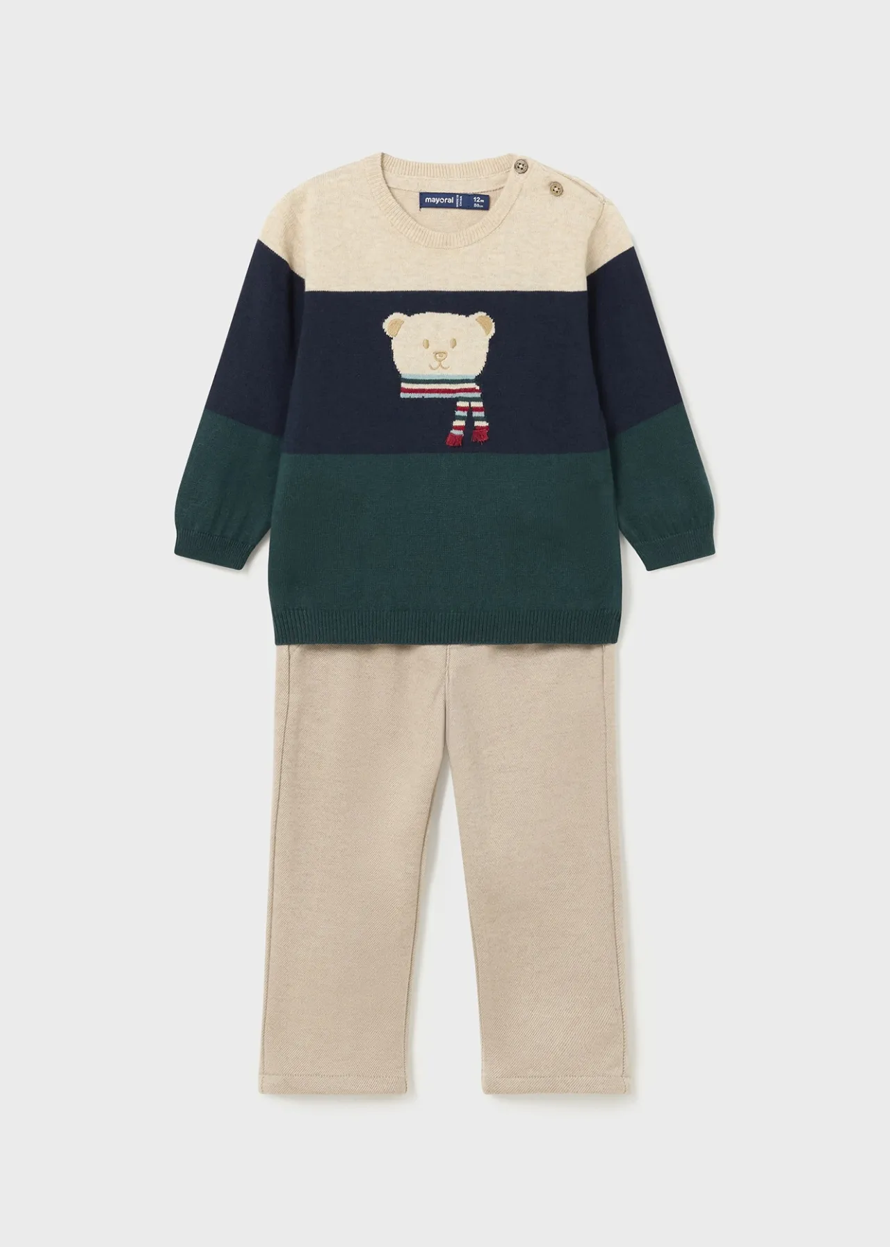Completo pantalone e maglione neonato^Mayoral Hot