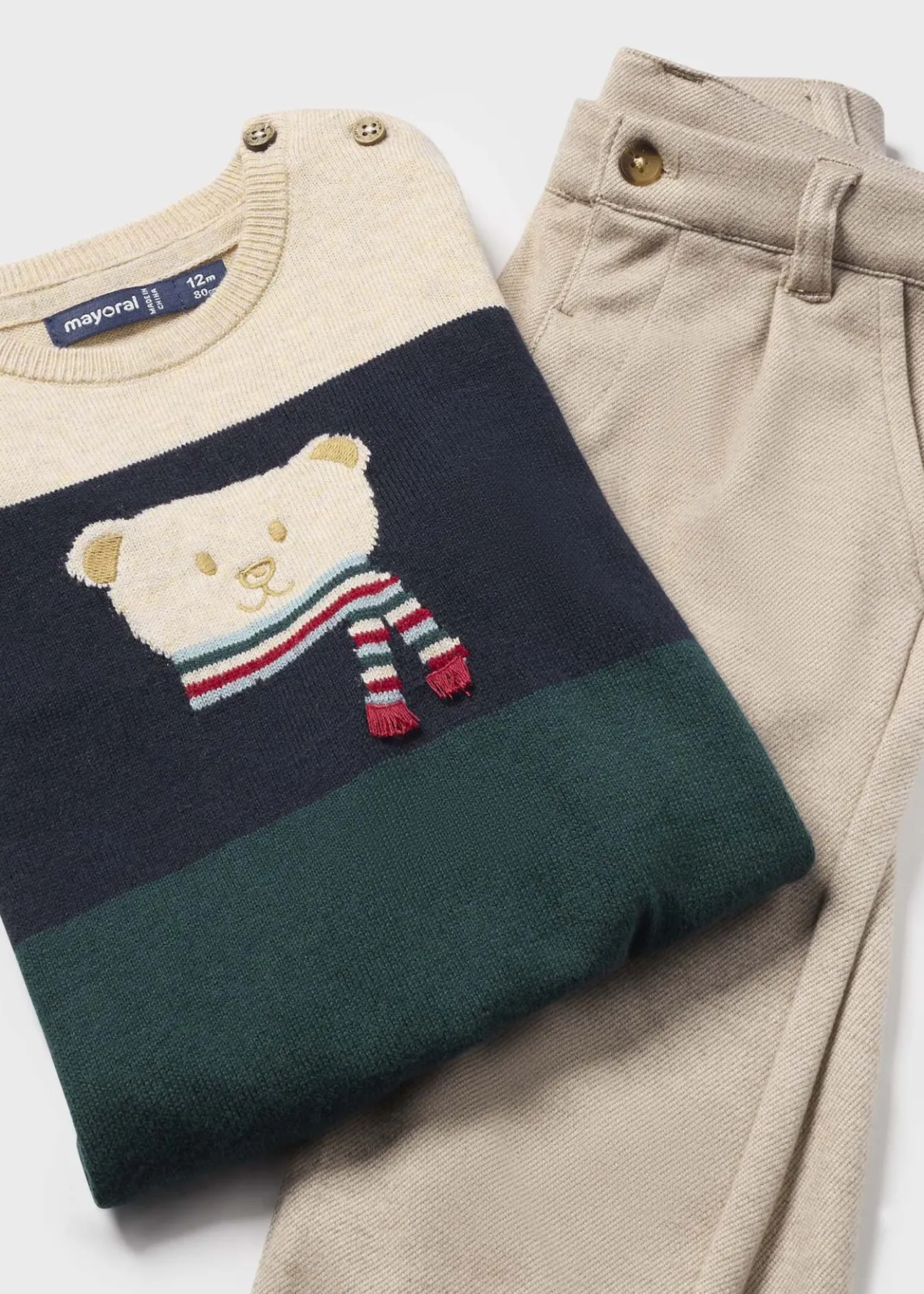 Completo pantalone e maglione neonato^Mayoral Hot