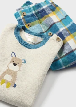 Completo pantalone e maglione animaletto neonato^Mayoral Outlet
