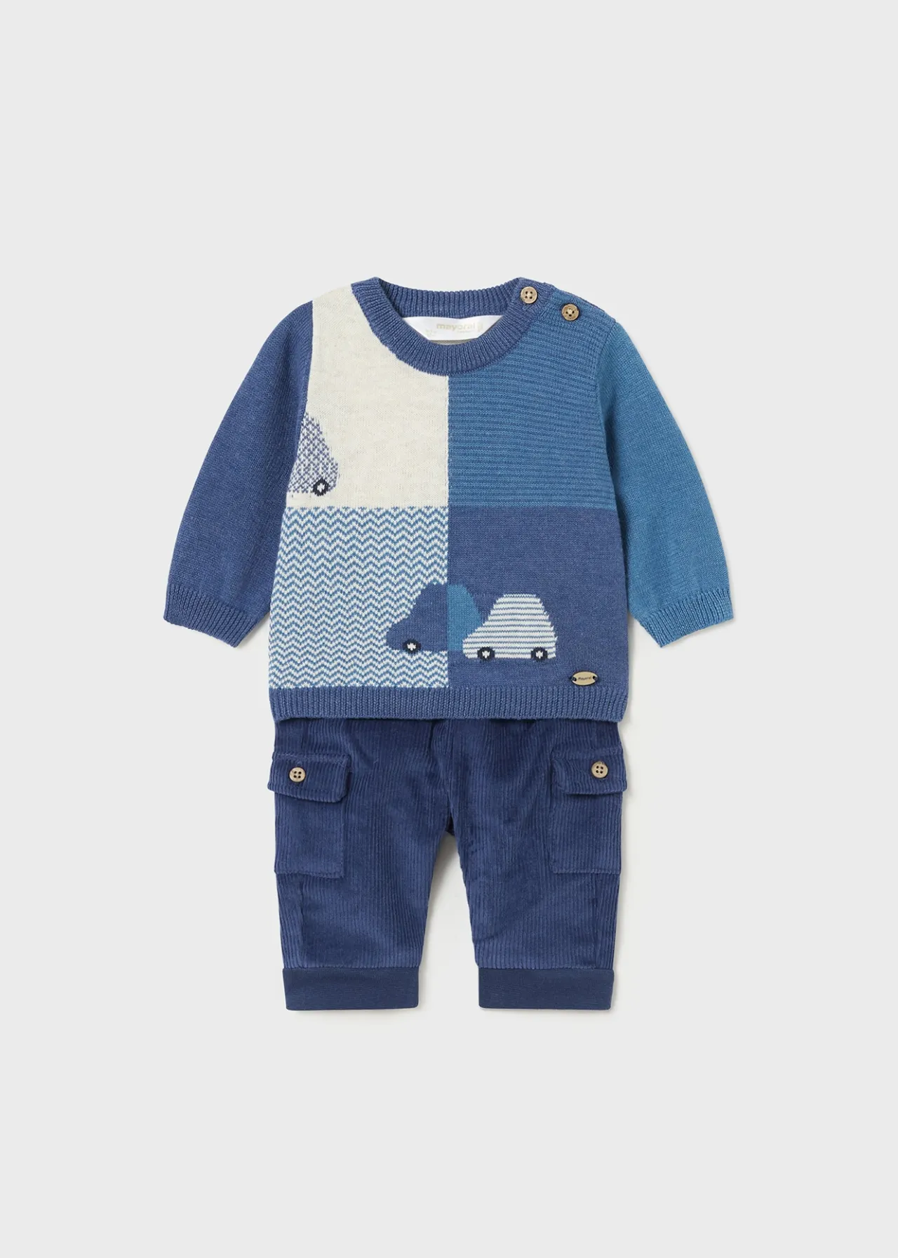 Completo pantalone e maglione neonato^Mayoral Online