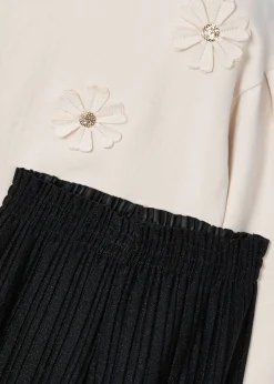Completo pantalone plissettato e felpa bambina^Mayoral Fashion