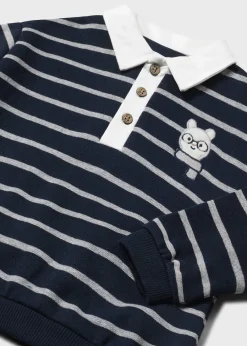 Felpa colletto a righe neonato^Mayoral Flash Sale