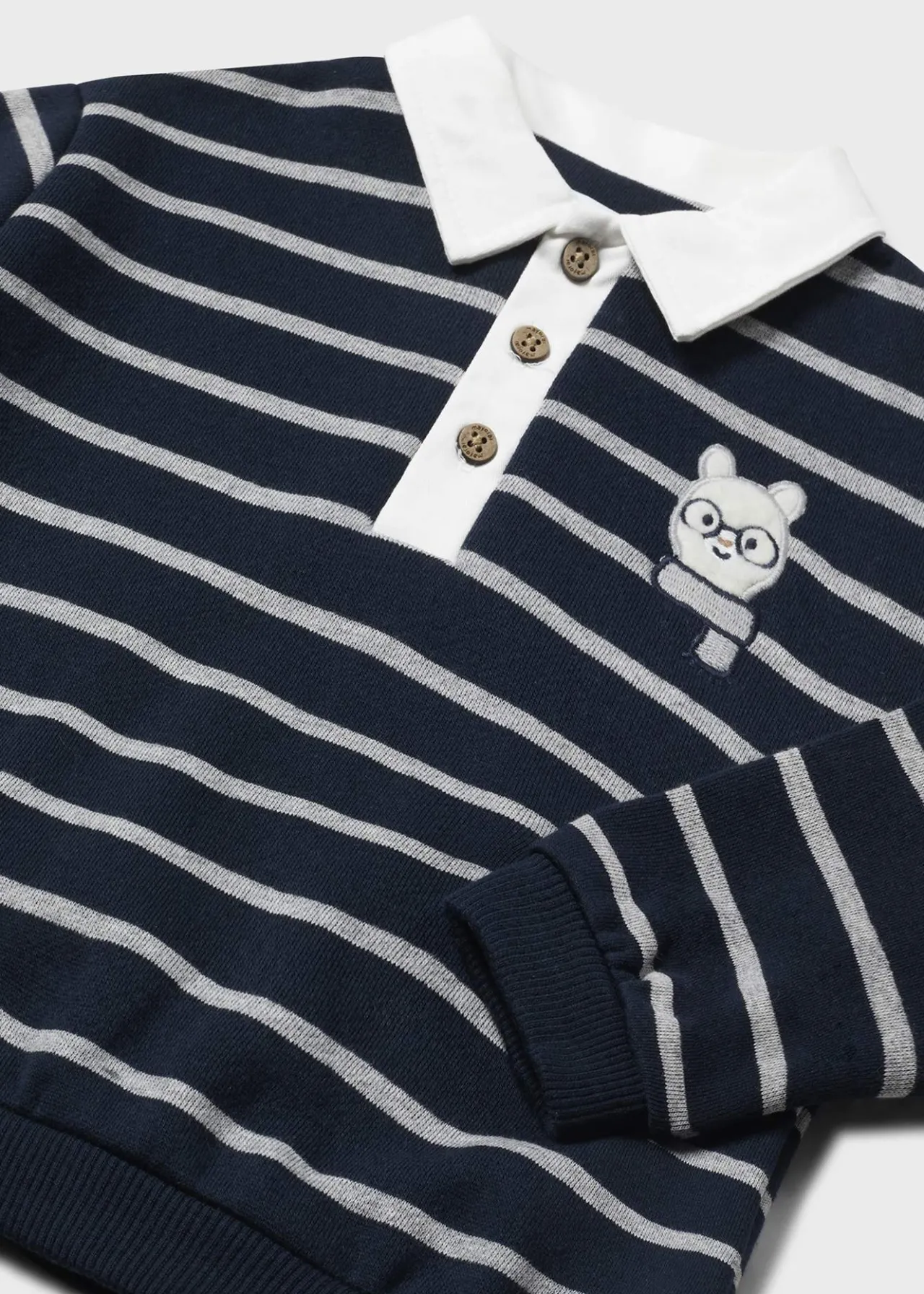 Felpa colletto a righe neonato^Mayoral Flash Sale