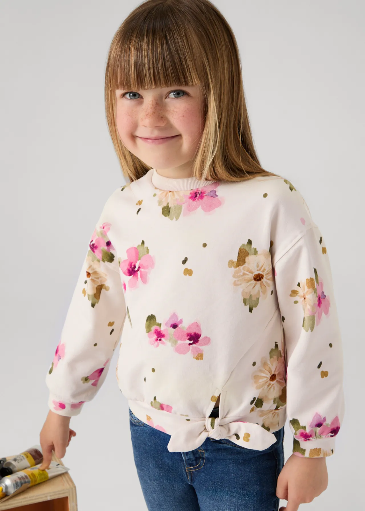 Felpa fiori bambina^Mayoral Online
