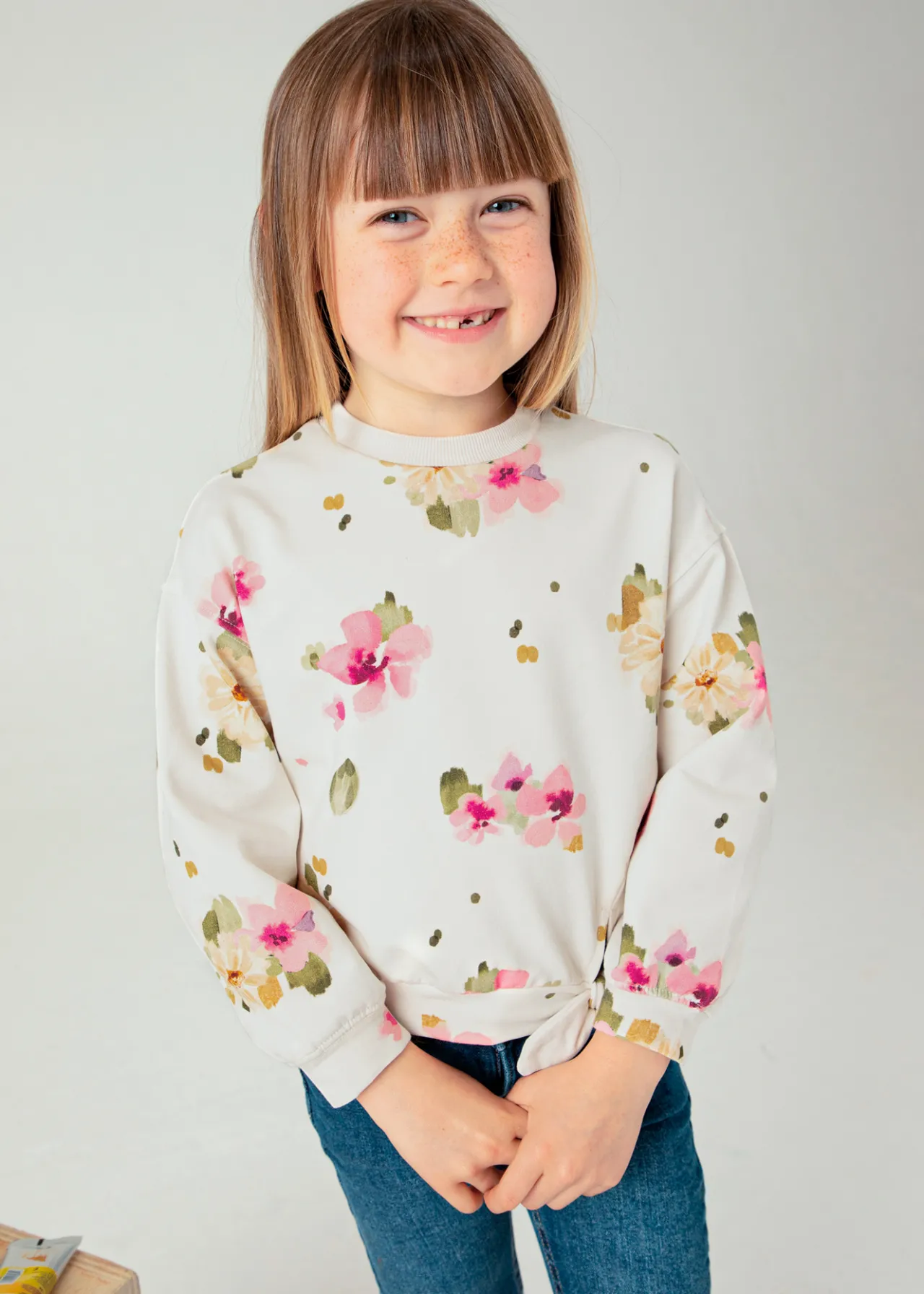 Felpa fiori bambina^Mayoral Online