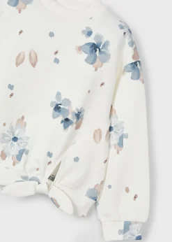 Felpa fiori bambina^Mayoral New