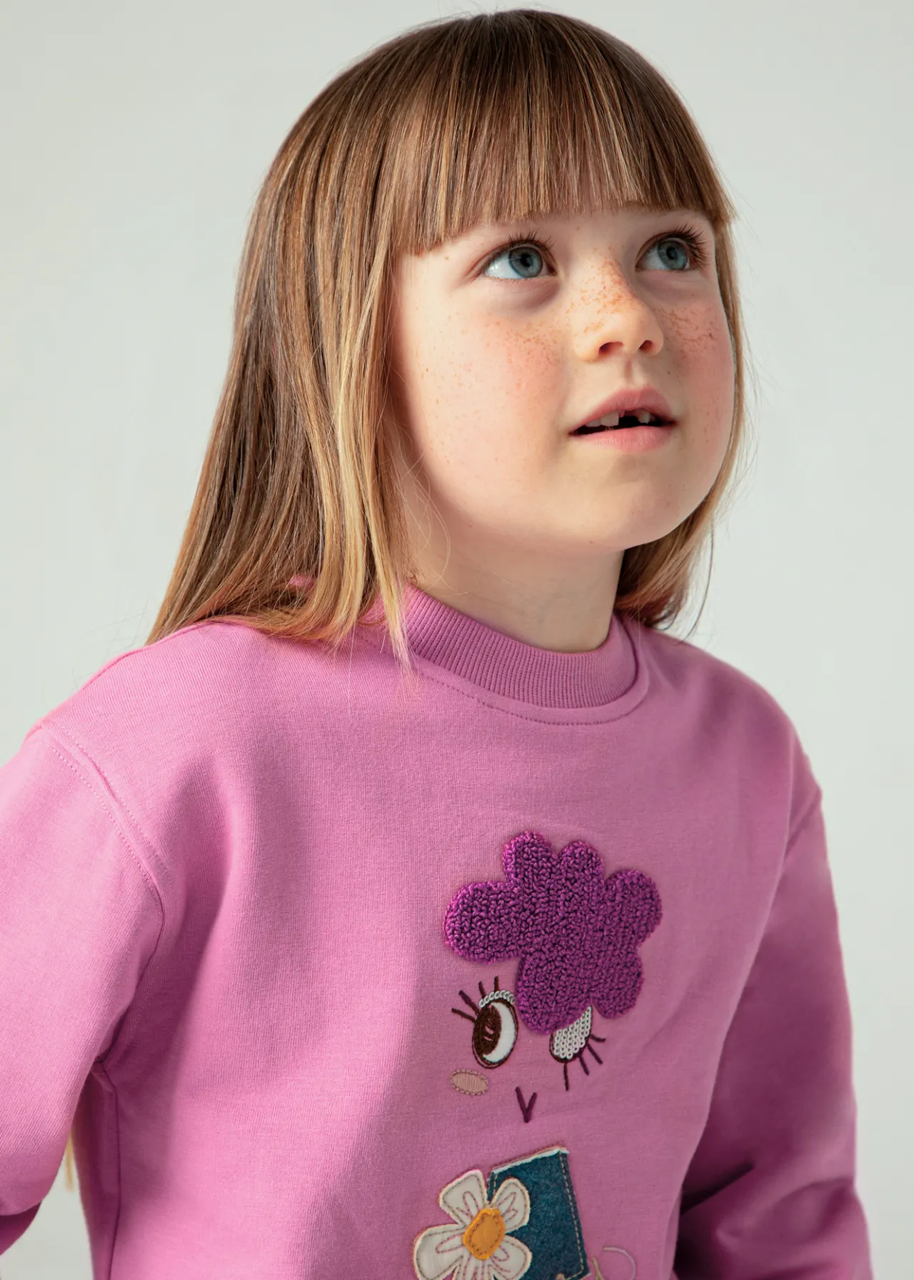 Felpa maniche a palloncino bambina^Mayoral Store