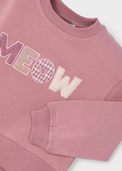 Felpa maniche a palloncino bambina^Mayoral Outlet