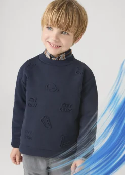 Felpa motivo in rilievo bambino^Mayoral New