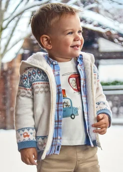 Giacca in maglia fodera neonato^Mayoral Best Sale