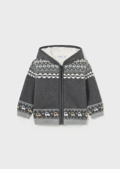 Giacca in maglia fodera neonato^Mayoral Sale
