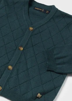Giacca in maglia rombi neonato^Mayoral Clearance
