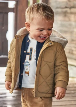 Giaccone cappuccio pellicciotto neonato^Mayoral Shop