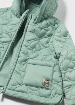 Giaccone imbottito cuori neonata^Mayoral Store