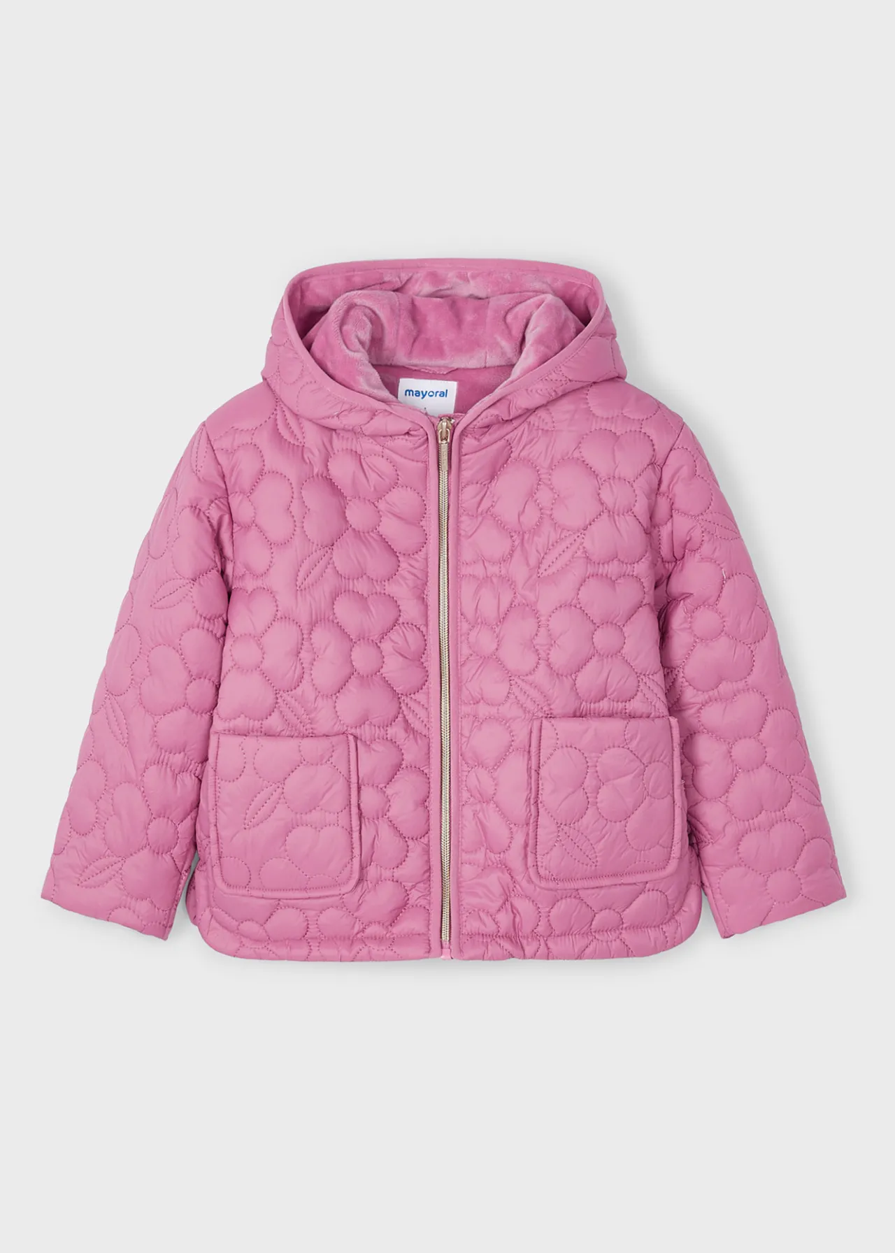 Giaccone imbottito fiori bambina^Mayoral Cheap