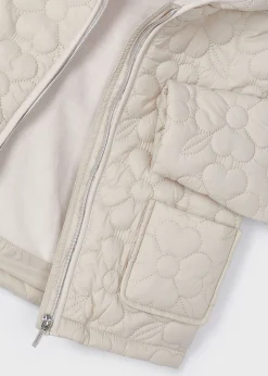 Giaccone imbottito fiori bambina^Mayoral Flash Sale