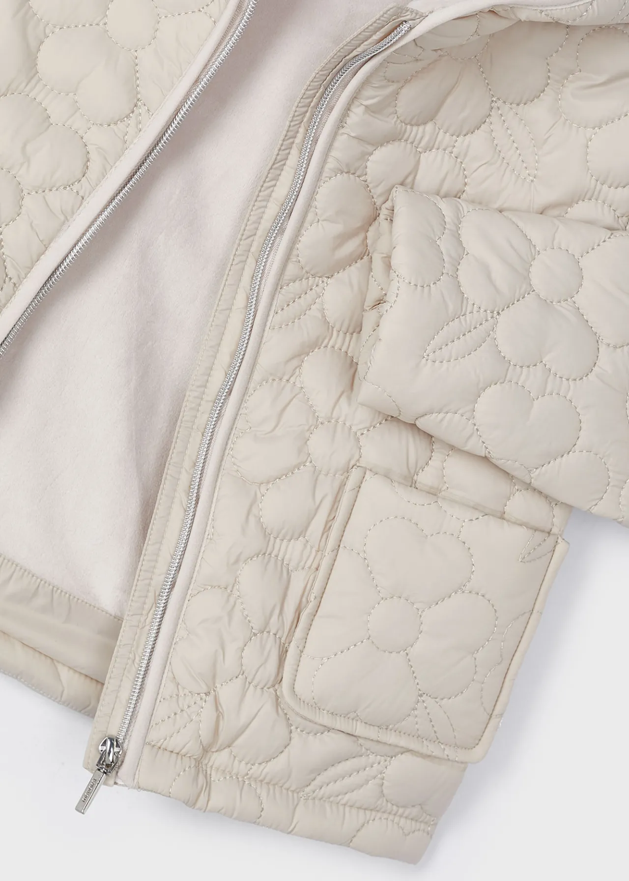 Giaccone imbottito fiori bambina^Mayoral Flash Sale