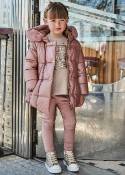 Giaccone lungo madreperla bambina^Mayoral Shop