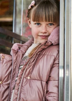 Giaccone lungo madreperla bambina^Mayoral Shop