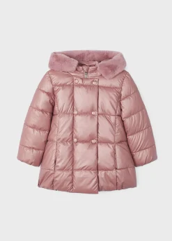 Giaccone lungo madreperla bambina^Mayoral Shop