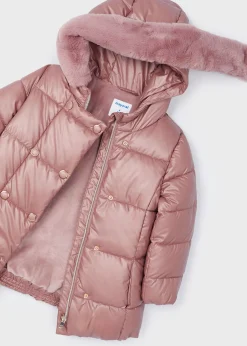 Giaccone lungo madreperla bambina^Mayoral Shop