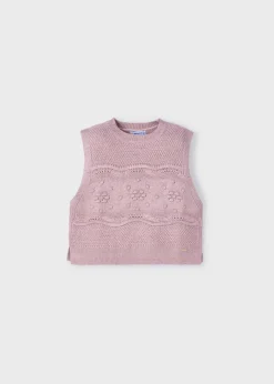 Gilet in maglia bambina^Mayoral Cheap