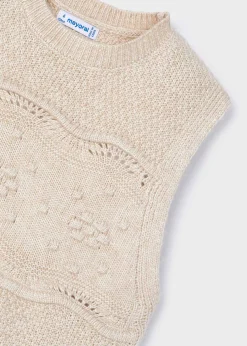 Gilet in maglia bambina^Mayoral New