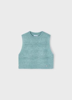 Gilet in maglia bambina^Mayoral Store