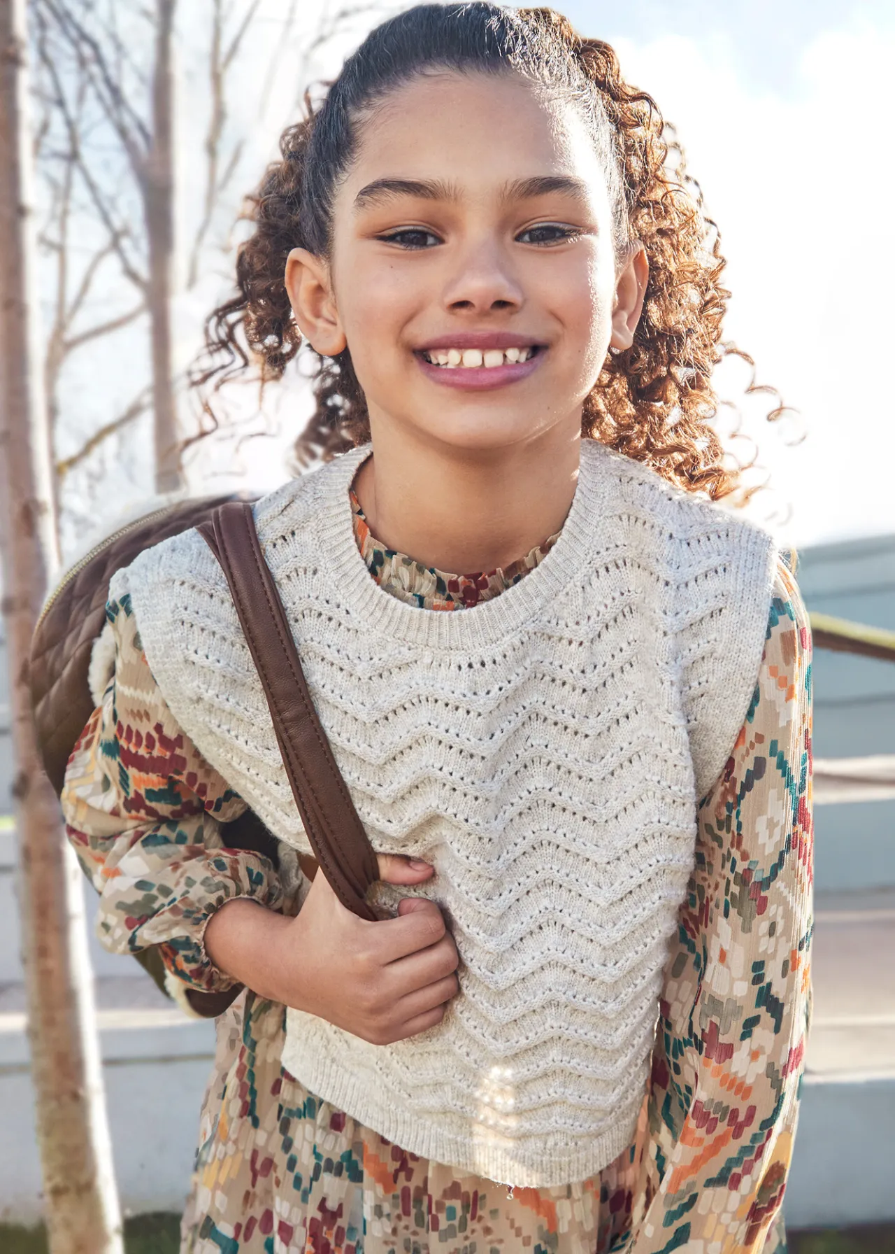 Gilet in maglia ragazza^Mayoral Best Sale