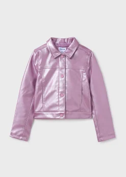 Giubbotto similpelle bambina^Mayoral Store