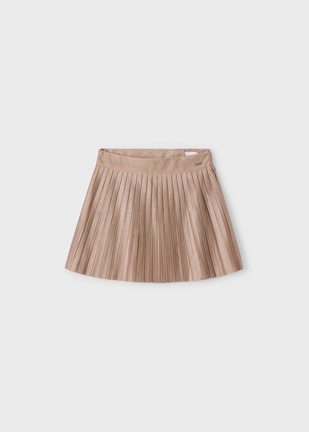 Gonna camoscio plissettata bambina^Mayoral Fashion