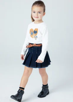 Gonna jeans con cintura bambina^Mayoral Cheap