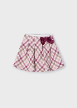 Gonna quadri con fiocco bambina^Mayoral Cheap
