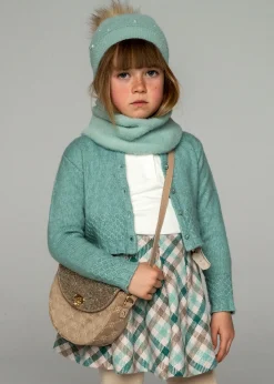 Gonna quadri con fiocco bambina^Mayoral Shop