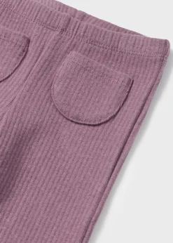 Leggings a zampa costine neonata^Mayoral Best Sale