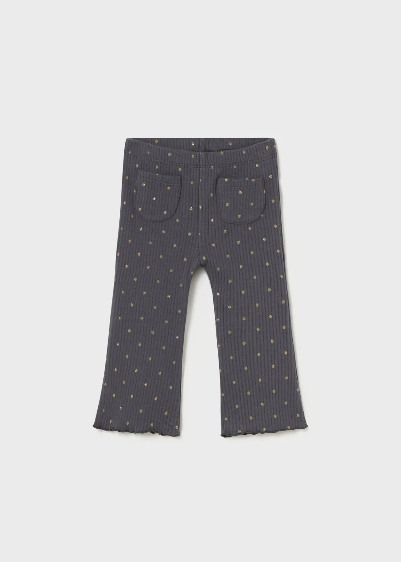 Leggings a zampa costine neonata^Mayoral Online