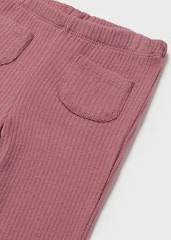 Leggings a zampa costine neonata^Mayoral Shop