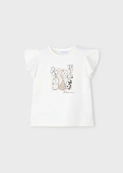 Maglietta applicazioni bambina^Mayoral Best Sale