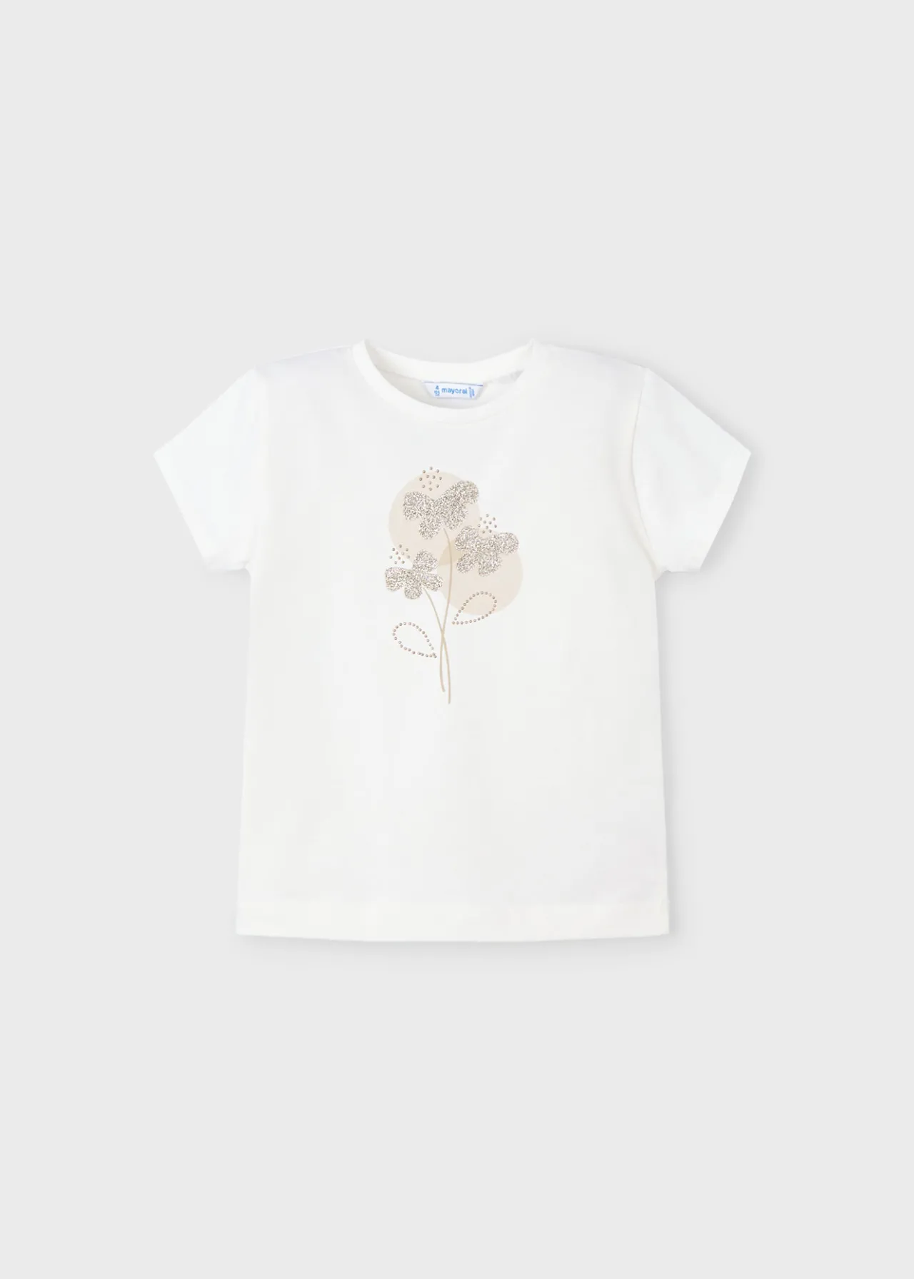Maglietta basica fiori bambina^Mayoral Best Sale