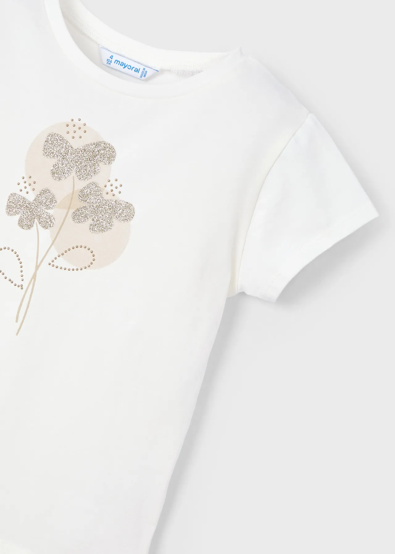 Maglietta basica fiori bambina^Mayoral Best Sale