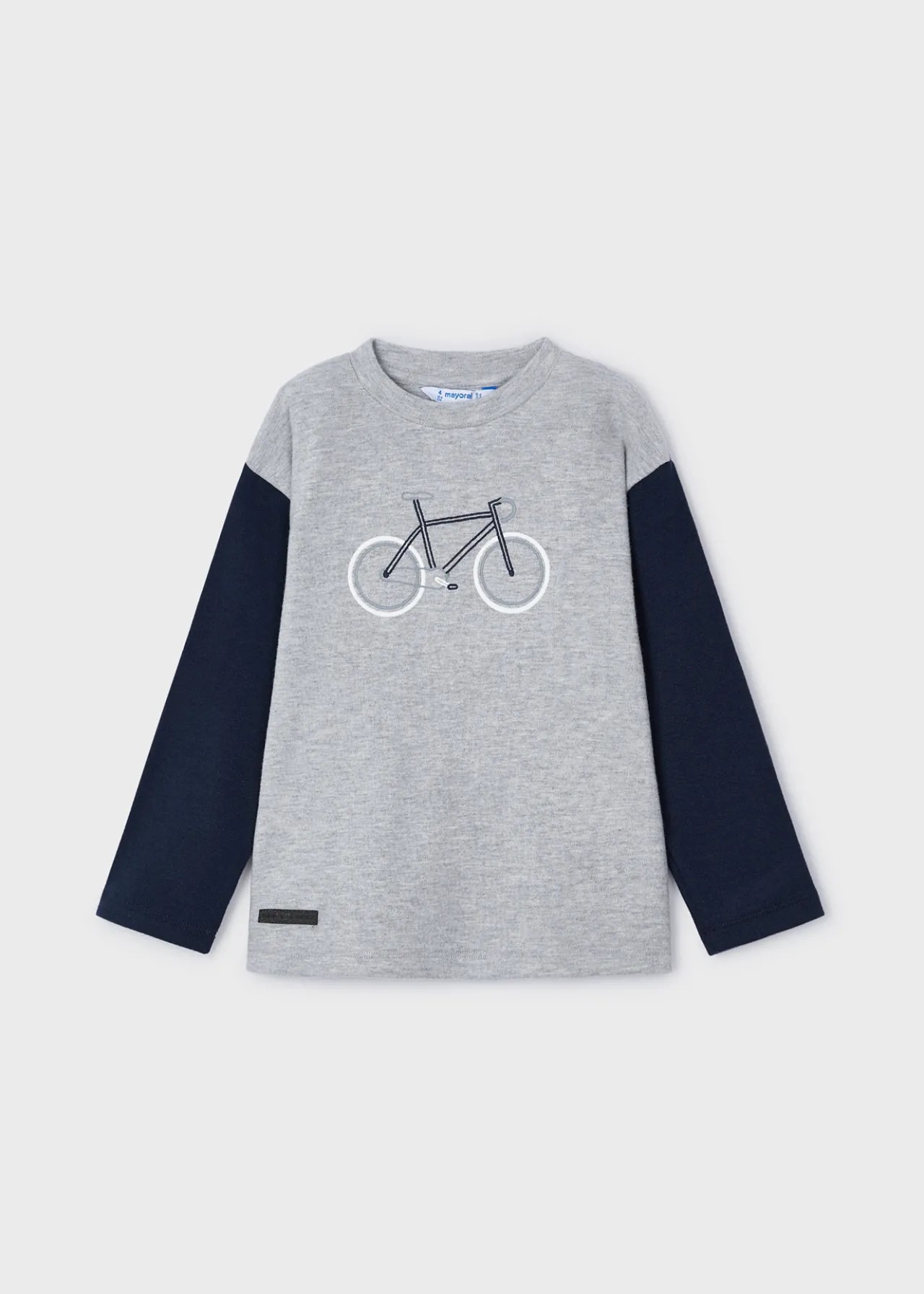 Maglietta bicicletta ricamata bambino^Mayoral Shop