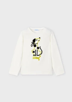 Maglietta cane bambina^Mayoral Flash Sale